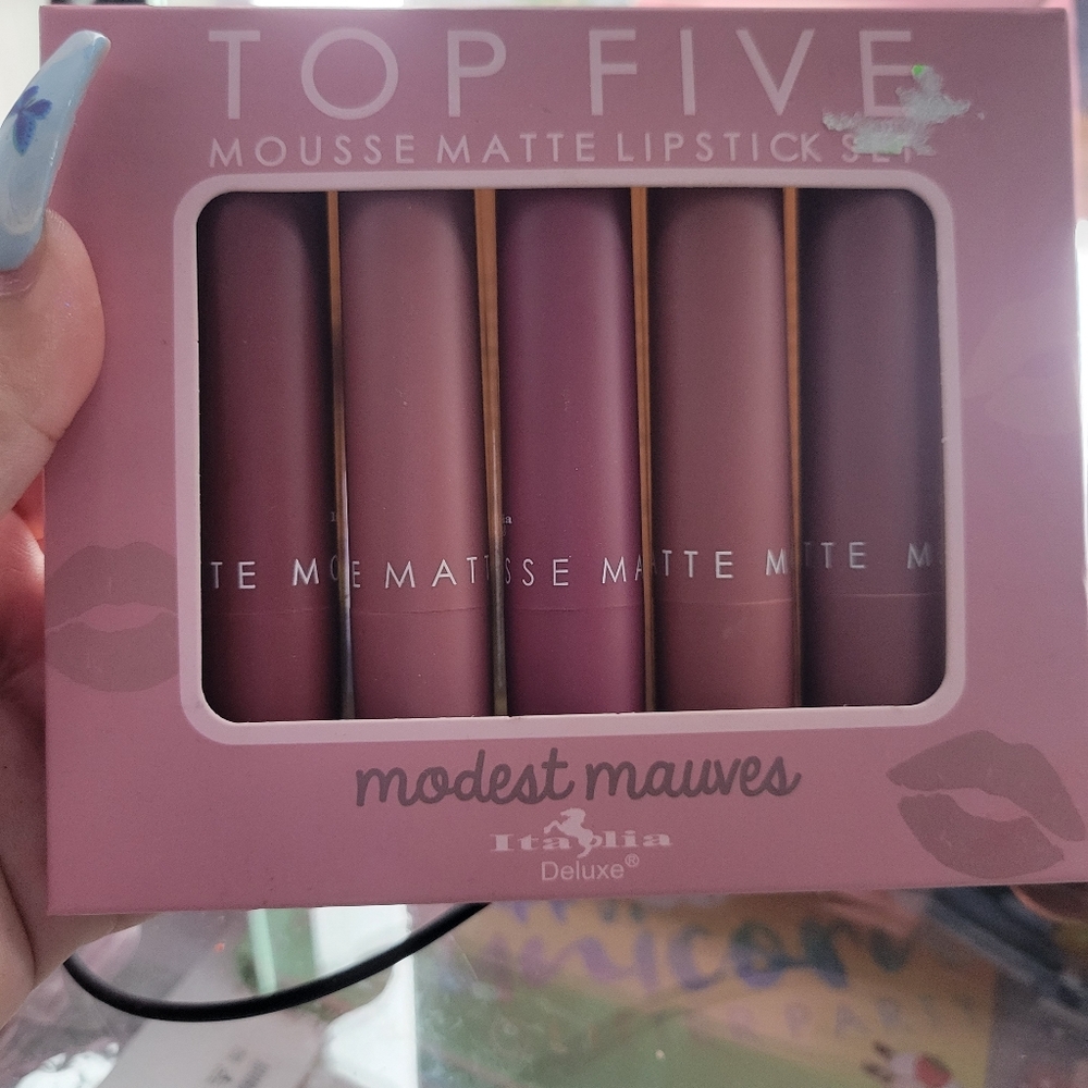 Italia Deluxe Top Five Mousse Matte Lipstick Set